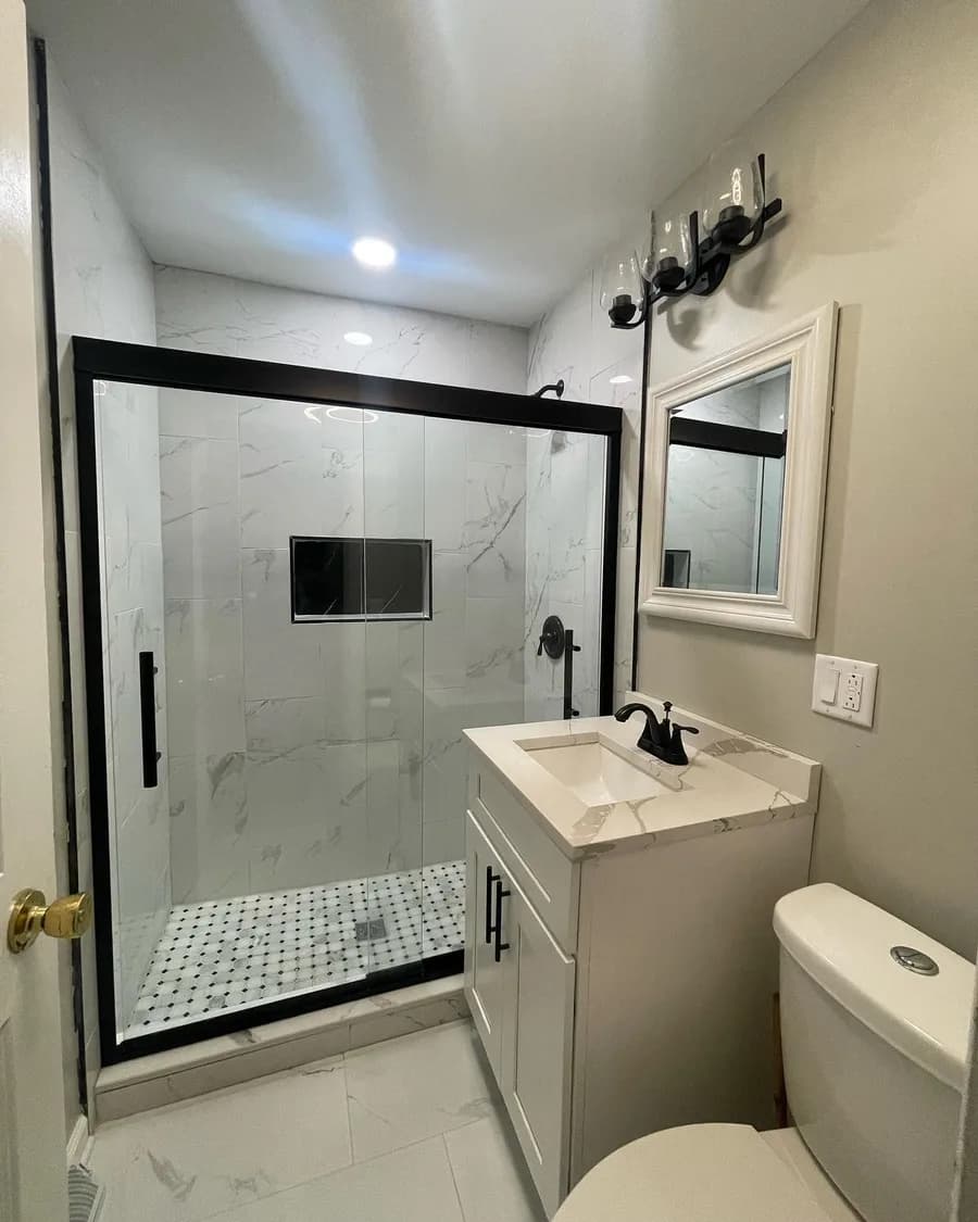 Aurora Walk-In Shower Bath — Bathroom Remodel in Aurora